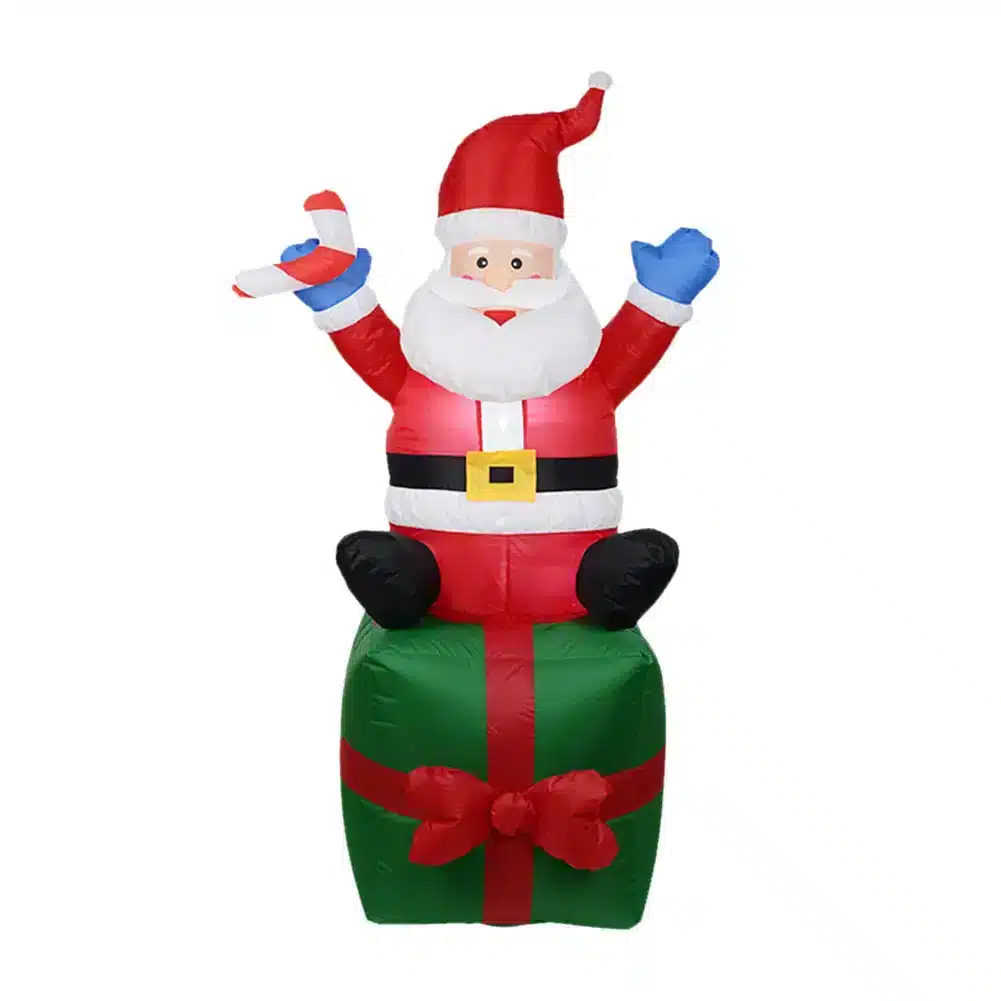 Aufblasbarer leuchtender Schneemann mit LED für Weihnachtsdeko – 1.8MAU-2 , france