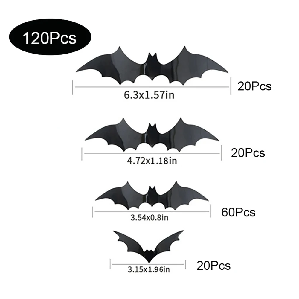 Dunkle Fledermaus Wanddekoration für gruselige Halloween-Feiern – Bild 6