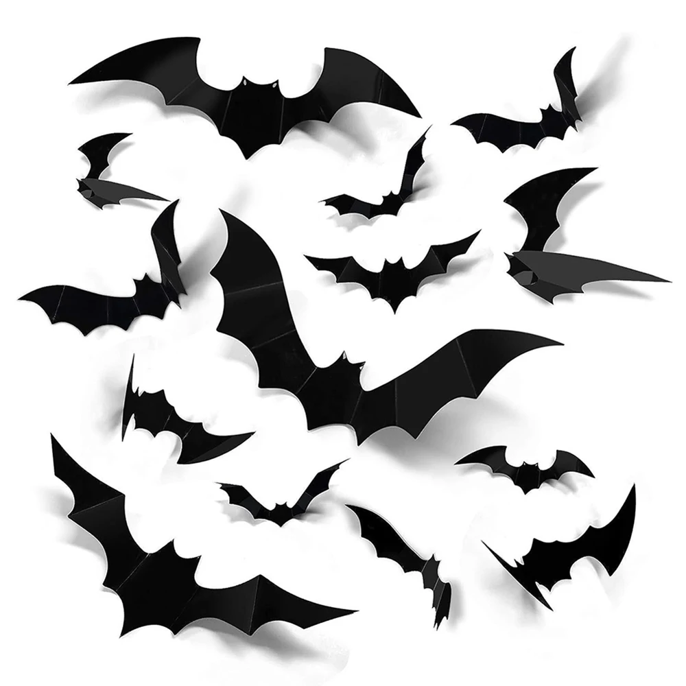 Dunkle Fledermaus Wanddekoration für gruselige Halloween-Feiern – Bild 5