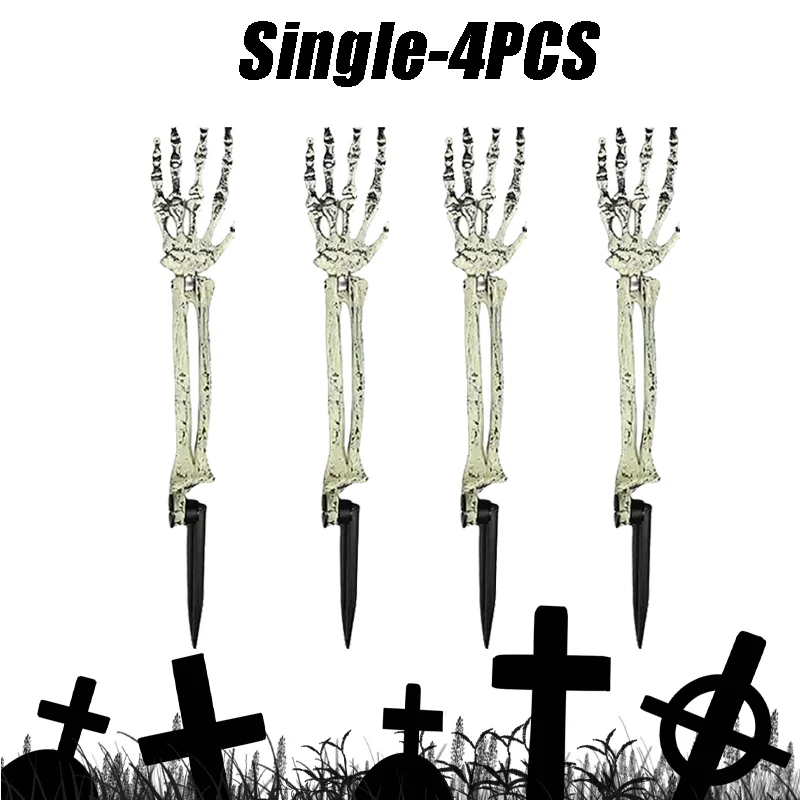 Gruselige Skelett-Hände für die schaurige Halloween-Dekoration – Single-4PCS