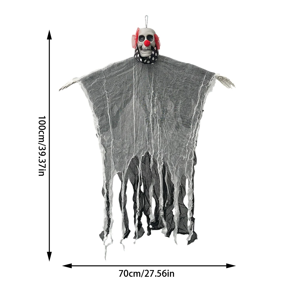 Gruselige Halloween-Skelett-Geisterdekoration für drinnen und draußen – Joker
