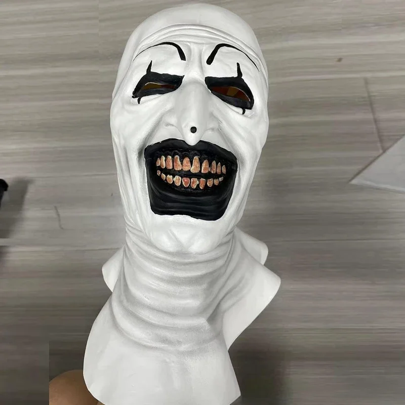 Art der Clown Kostümset für Halloween im blutigen Stil – Mask C(one size) , XXXL