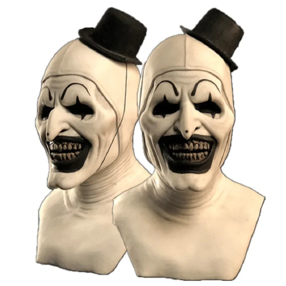 Art der Clown Kostümset für Halloween im blutigen Stil – Mask A(one size) , XL