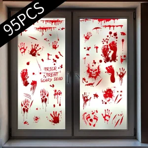 Gruselige Blutspuren für Halloween Dekoration und Spaß