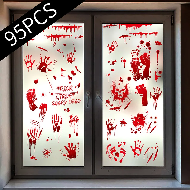 Gruselige Blutspuren für Halloween Dekoration und Spaß