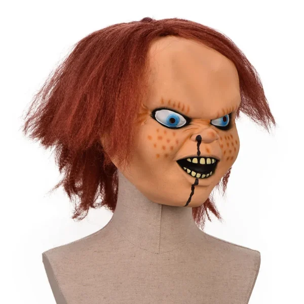 Chucky Maske aus Latex für schaurige Halloween-Kostüme - Spiele Max