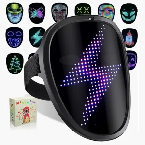 Leuchtende Kinder-Maske mit Gestensteuerung für Halloween δράμα