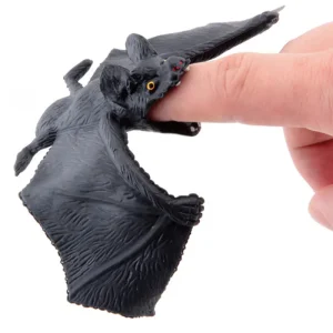 Halloween-Dekoration: Flexible 3D Fledermaus-Anhänger in Schwarz