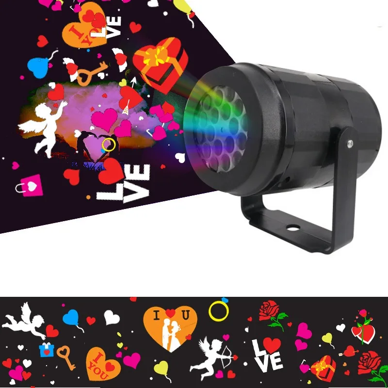 LED Weihnachts- und Halloween Lichtprojektor für stimmungsvolle Nächte – For Valentine s Day