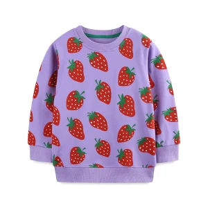 Blütenzauber – Langarm Sweatshirt für Mädchen im Herbst