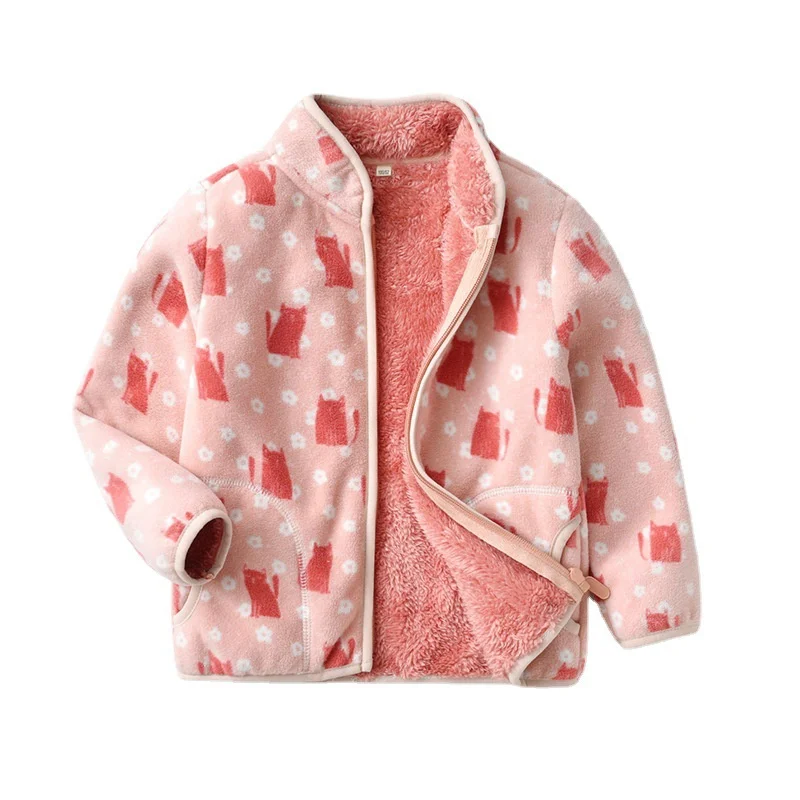 Wärme und Spaß: Plüsch-Jacke mit Tiermotiven für Kinder