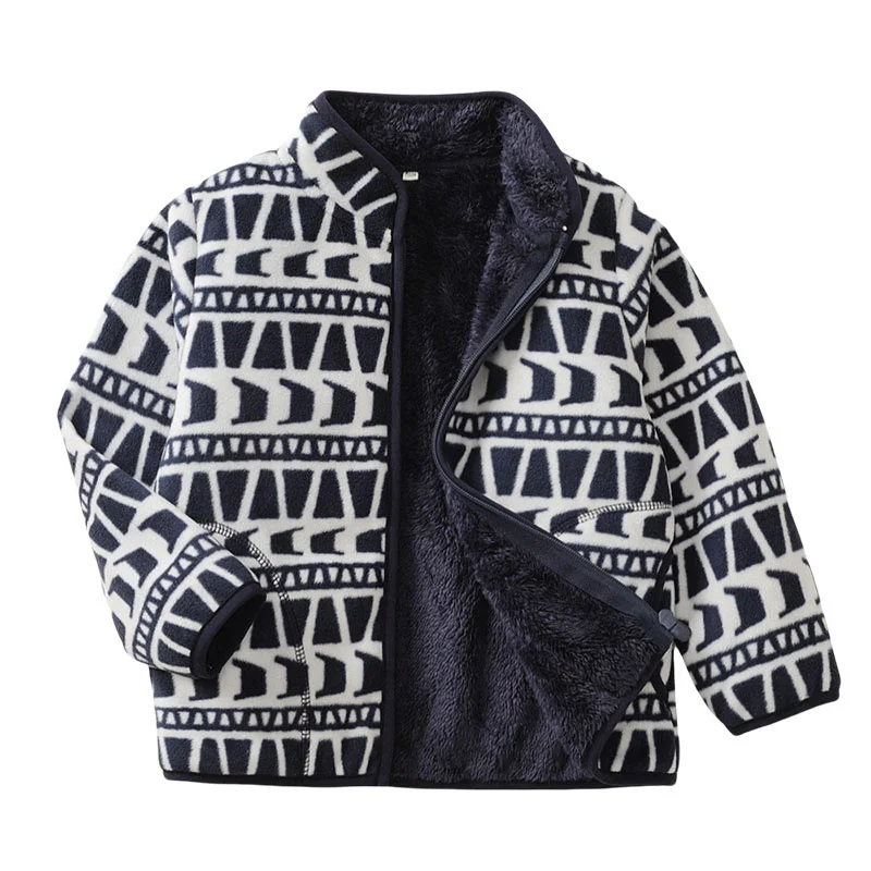 Kuschelige Winterjacke mit tierischem Print für Kinder