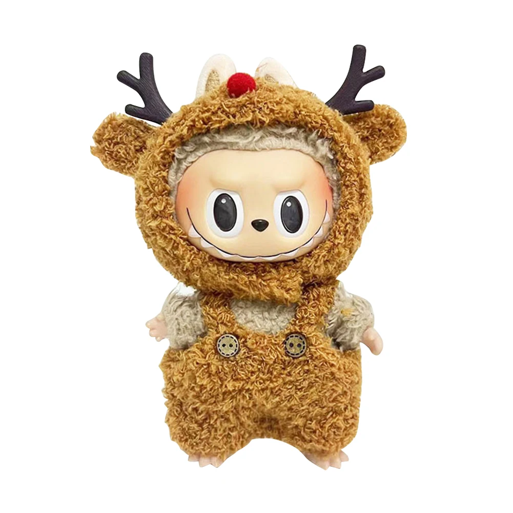 Mini-Kleidungsset für 17 cm große Labubu Puppen zum Verkleiden – france