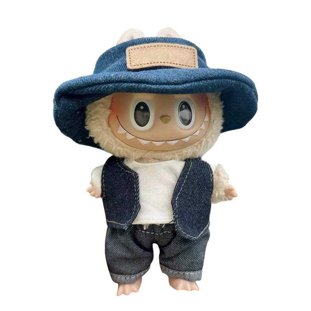 Kawaii Mini-Outfit für 17cm Labubu Puppen im Set – france