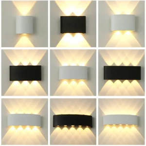 Wasserdichte LED-Wandlampe für Garten und Innenräume