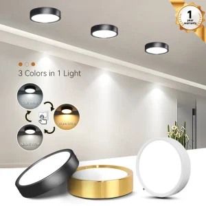 Dimmbares LED-Deckenlicht für Wohnräume und Badezimmer