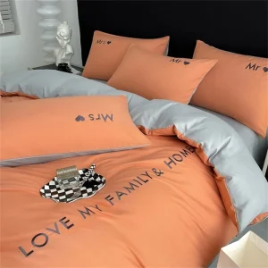 Luxuriöses Nordic-Bettwäsche-Set aus ägyptischer Baumwolle für alle Größen