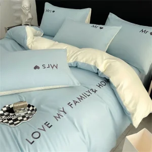 Luxuriöses Nordic-Bettwäsche-Set aus ägyptischer Baumwolle für alle Größen
