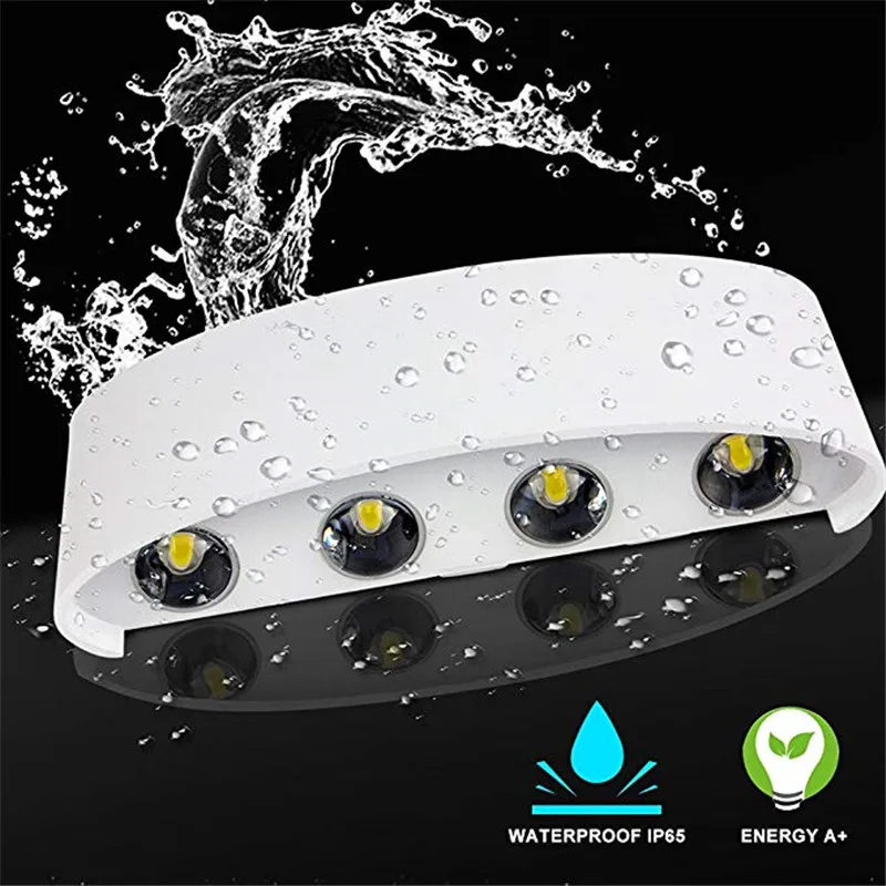 Wasserdichte LED-Wandlampe für Garten und Innenräume – Bild 4