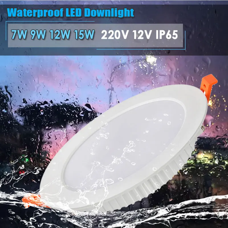 Wasserdichtes LED-Deckenlicht für Badezimmer und Küche, dimmbar – Bild 3
