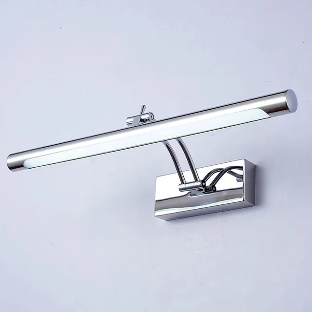 Moderne LED-Wandlampen für Badezimmer mit Spiegelbeleuchtung – Silver , 9W 40cm , Warm White (2700-3500K)