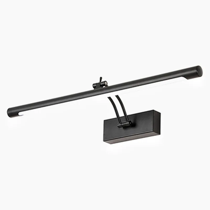 Moderne LED-Wandlampen für Badezimmer mit Spiegelbeleuchtung – Black , 7W 40cm , Nature White(3500-5500K)