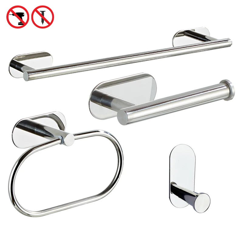 Elegantes Badezimmer-Set in gebürstetem Gold für Ihr Zuhause – Polished Set