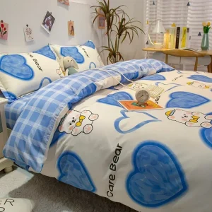 Blumiges Bettwäsche-Set in Königsgröße für gemütliche Nächte