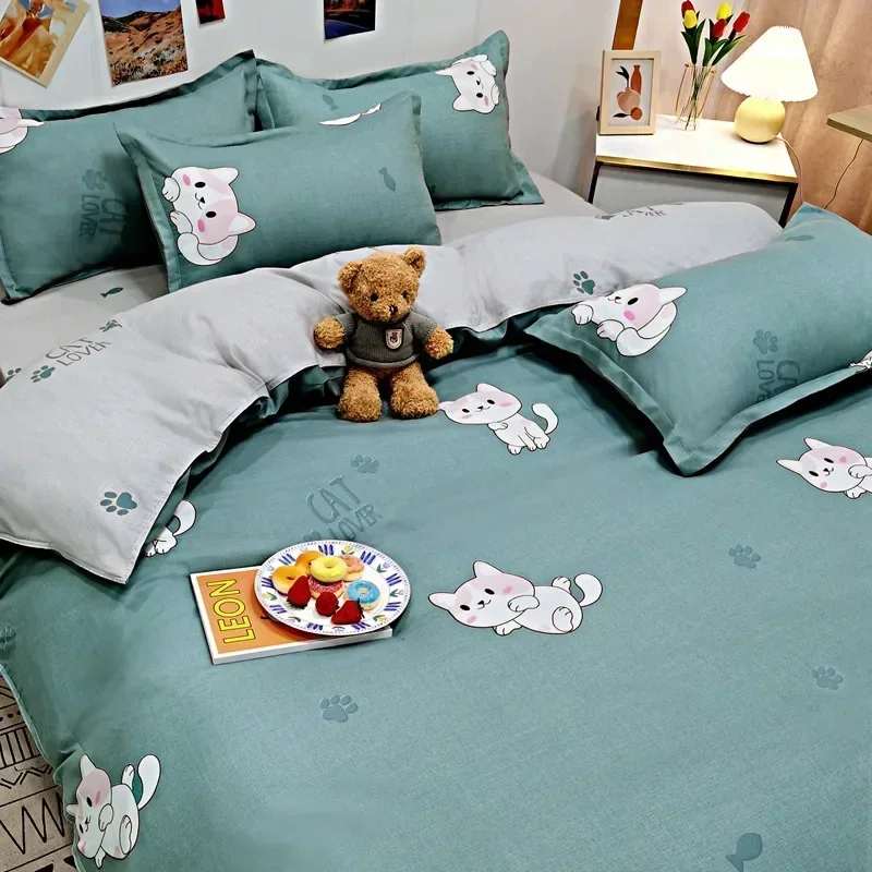 Blumiges Bettwäsche-Set in Königsgröße für gemütliche Nächte