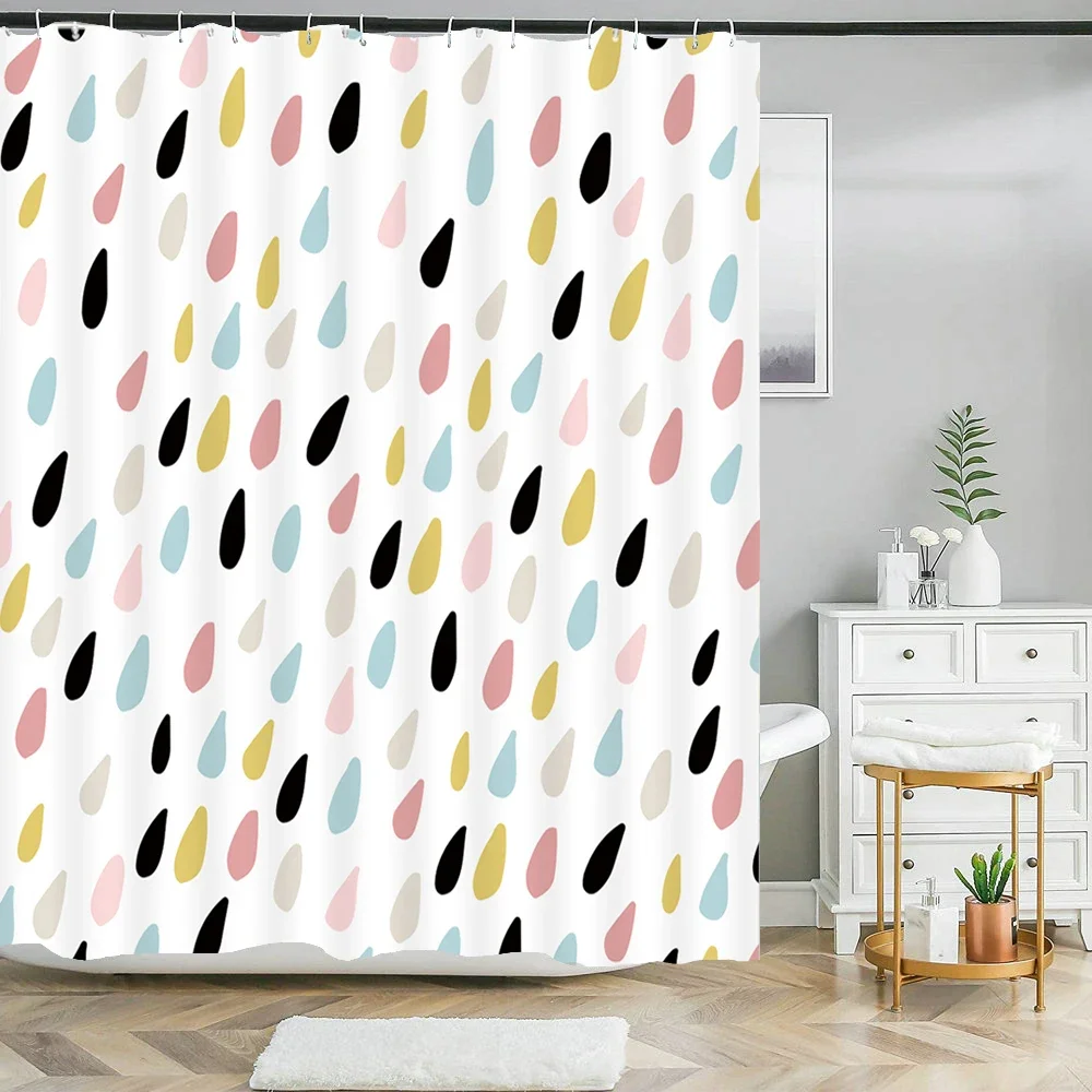 Katzenmuster Duschvorhang für ein fröhliches Badezimmerlebnis – 1203L , W150xH180cm