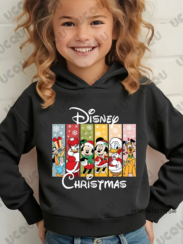 Mickey und Minnie Weihnachtshoodies aus Baumwolle für Kinder – TZ0828432-JCS-BL , 150