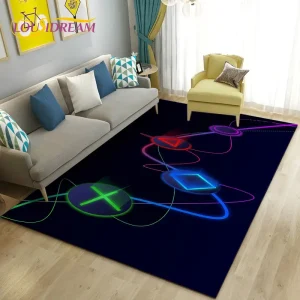 Spielteppich mit 3D-Spielkonsole für Jungen und Mädchen