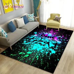 Spielfreundlicher 3D Niedlichkeitsteppich für Gamer Kinderzimmer