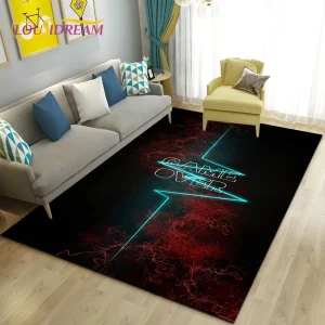 3D Cartoon Gamer Controller Teppich für Kinderzimmer Decor