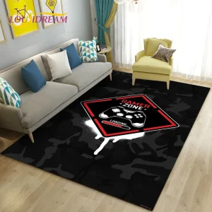 Kreativer 3D Cartoon Spielcontroller Teppich für Kinderzimmer