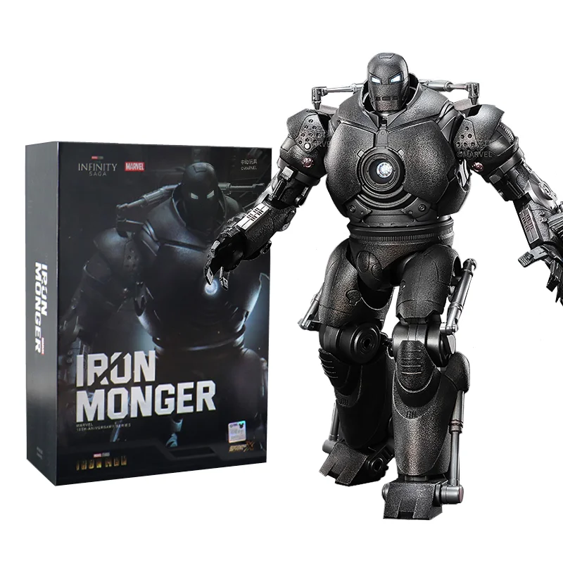 ZDTD Modell Iron Man MK4 mit Ankleide-Gantry für Kinder – Iron Monger