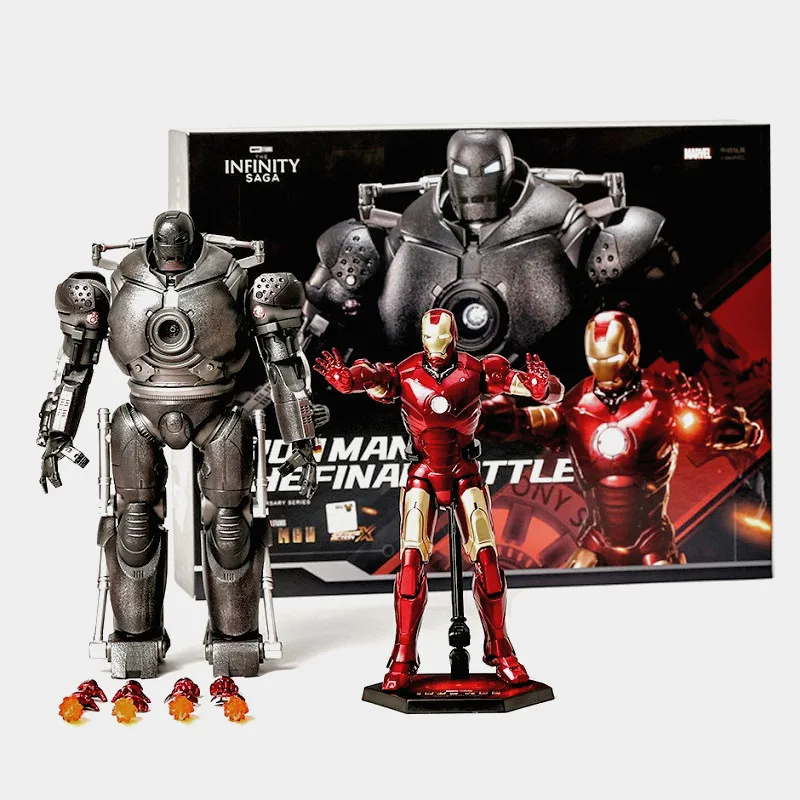 ZDTD Modell Iron Man MK4 mit Ankleide-Gantry für Kinder – MK3 Iron Monger