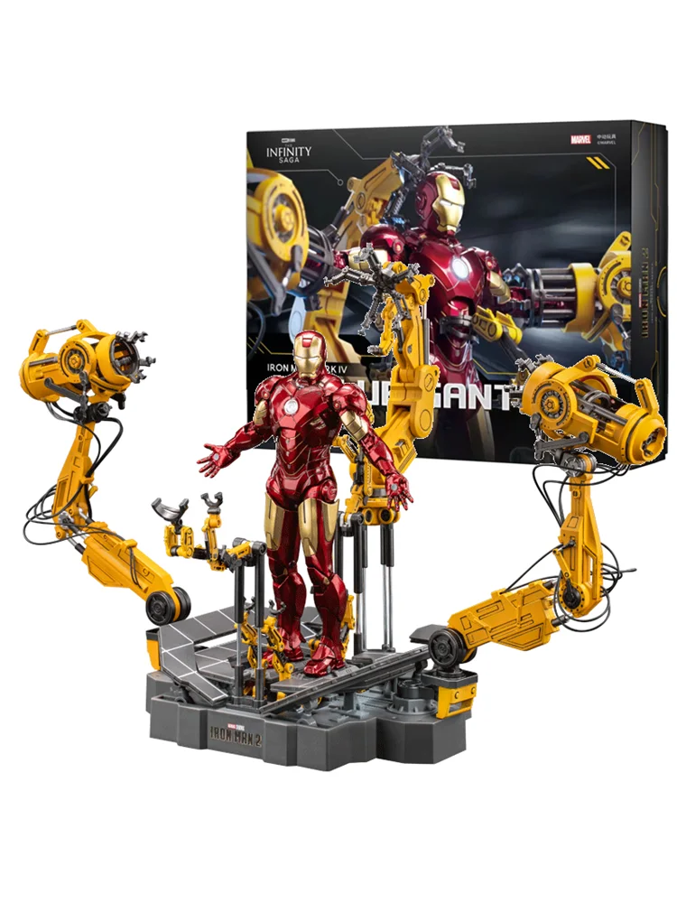 ZDTD Modell Iron Man MK4 mit Ankleide-Gantry für Kinder – MK4 Suit-up Gantry
