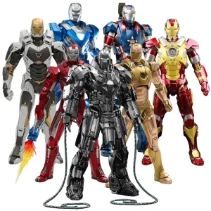 ZD Toys 1/10 Iron Man Action Figurine Set für Sammler