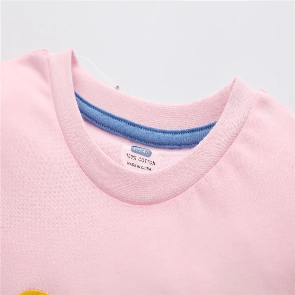 "Jumping Meters Mädchen T-Shirt mit Tierstickerei für Sommertage (W211631)" – Bild 7