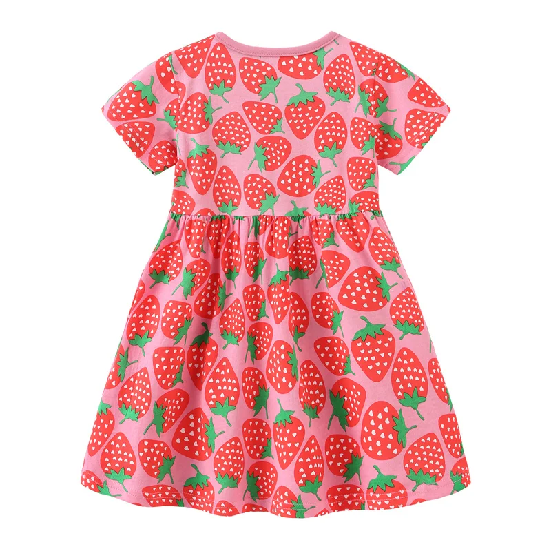 Süßes Sommerkleid mit Erdbeeren für kleine Prinzessinnen - T2401 – Bild 3