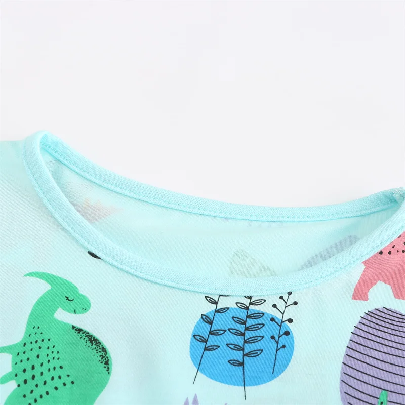 Mädchenkleid mit Dinosaurier-Motiv für anger, Jungen 2-7 Jahre – Bild 3