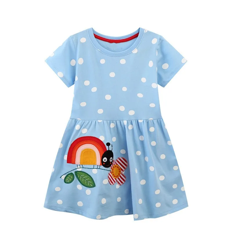 Hübsches Prinzessinnenkleid für Mädchen im Sommer (T67230) – Bild 7
