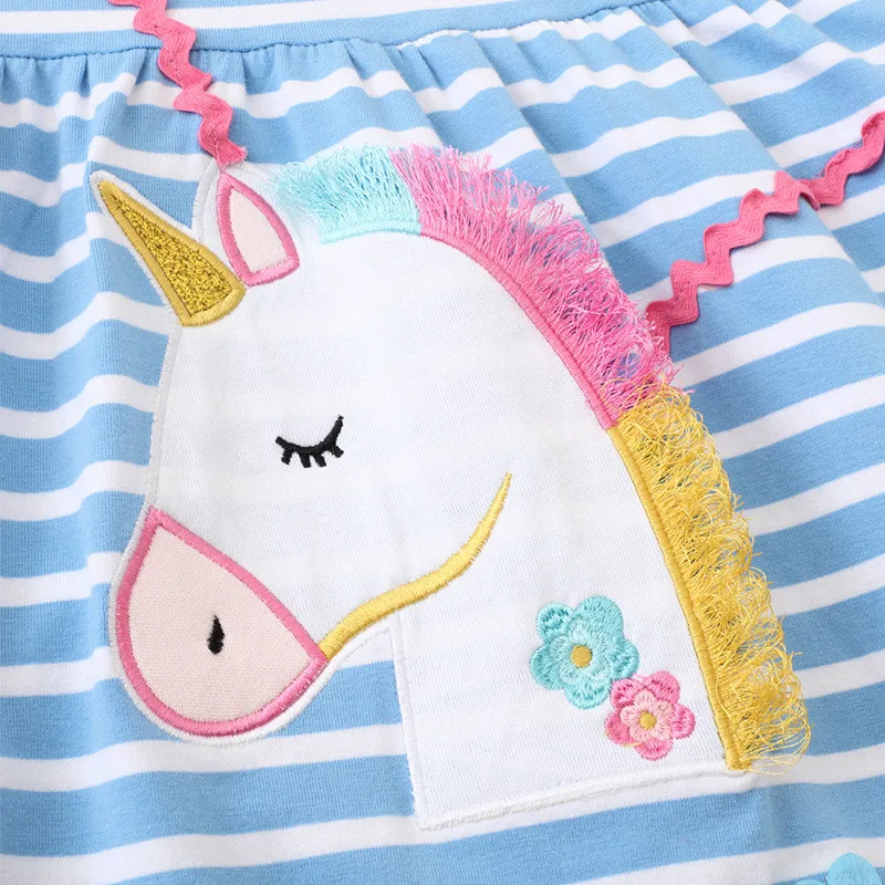 Hübsches Prinzessinnenkleid für Mädchen im Sommer (T67230) – Bild 4