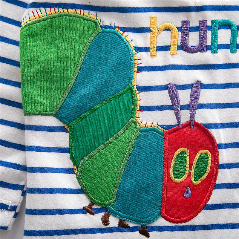 Jumping Meters Striped Animal Long Sleeve T-Shirt für Jungen z.B. 2-7 Jahre – Bild 7