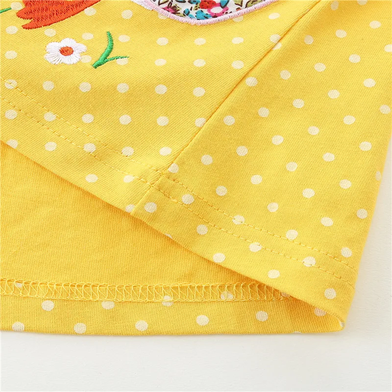 Mädchenkleid mit langen Ärmeln und Tier-Motiven für Festlichkeiten (T1556) – Bild 7