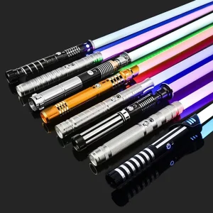 LED Metal Lichtschwert mit Farbwechsel und Soundeffekten