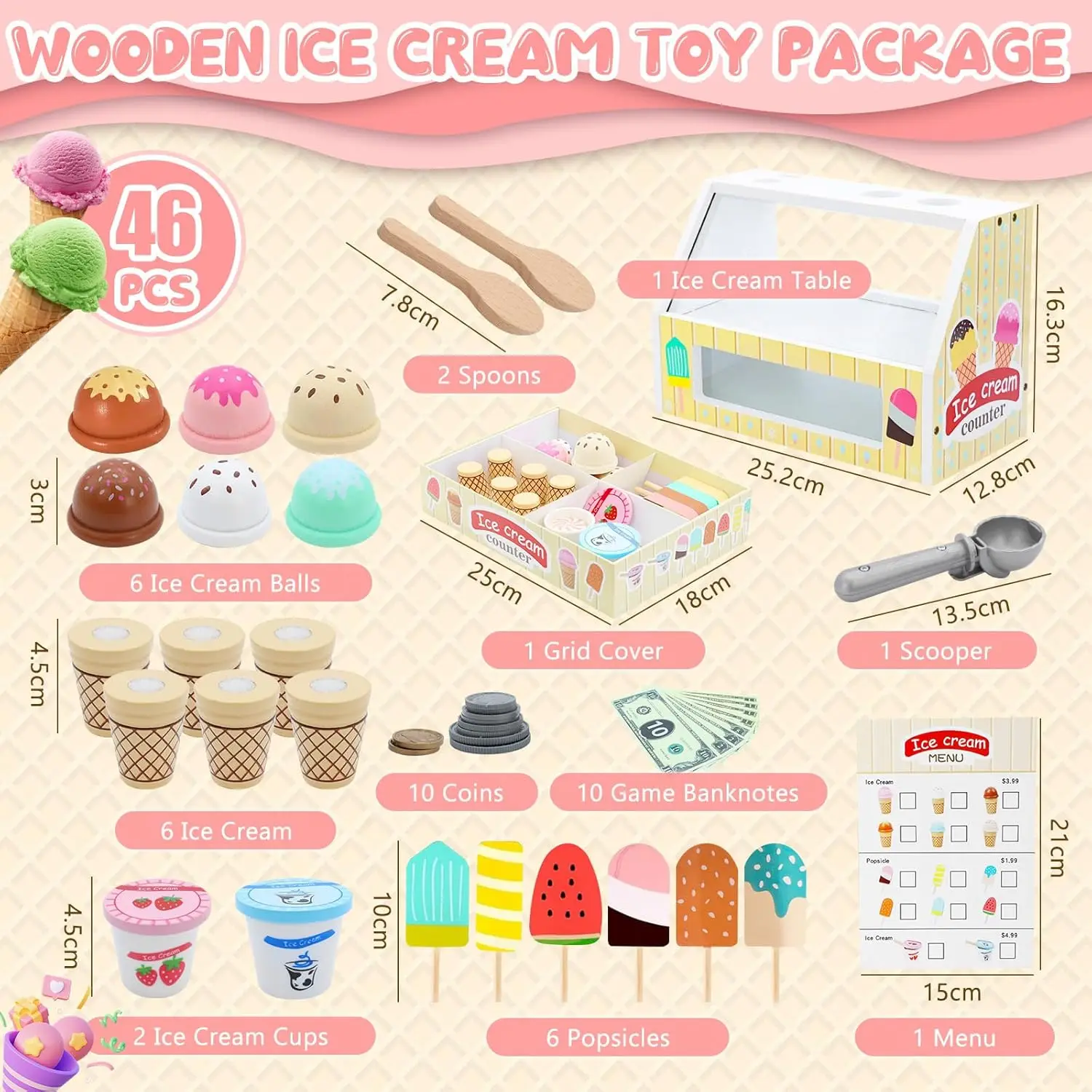 Hol dir den Spaß mit dem Ice Cream Counter Spielset für Kinder! – Bild 6