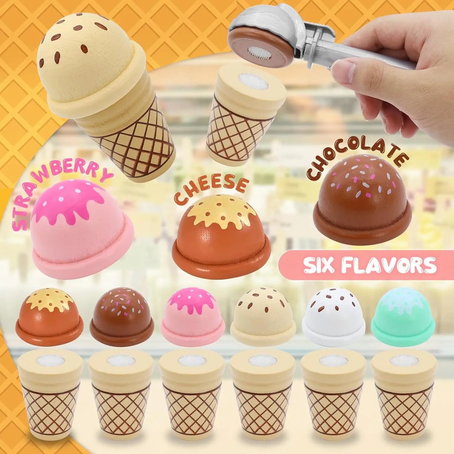 Hol dir den Spaß mit dem Ice Cream Counter Spielset für Kinder! – Bild 4