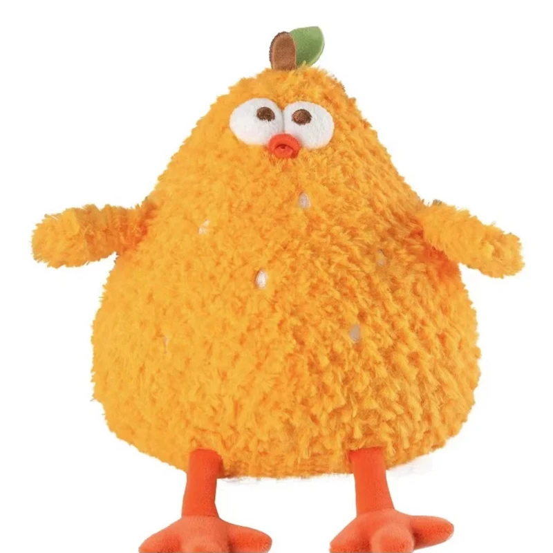 Weicher Hühner-Spielzeugkissen mit Cartoon-Charakteren für Kinder – see choice option , orange 28-30cm m